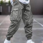 Trendy Men's Casual Cargo Pants With Pocket, Men's Outfits For Spring And Autumn - Image 2