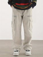 Men's Casual Drawstring Pants With Stylish Flap Pockets And Multi-Pocket Design, Comfortable And Fashionable – Perfect For Outdoor Activities, Relaxed Fit Style - Image 11