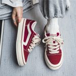 Men's Classic Striped Trendy Skateboard Shoes Lace Up Non Slip Low Top Comfy Sneakers For Outdoor Walking Jogging Campus Street Holiday All Seasons - Image 10