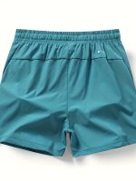 Men's Solid Drawstring Casual Shorts With Pockets, Summer Sports, Summer Daily, Gym, Running - Image 8