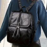 Women's Bag, New Soft PU Leather Student Bag, Lady Travel Backpack (Zipper Direction Assorted Varieties) - Image 3