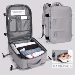 Travel Laptop Backpack, Large Capacity Bag, Unisex Design, Airline Approved, With USB Charging Port And Spacious Compartments - Image 6
