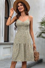 Fashion Floral Print Casual Mini Dress - Image 4