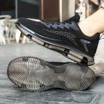 Men's Trendy Woven Knit Breathable Running Shoes With Air Cushion, Comfy Non Slip Durable Sneakers For Men's Outdoor Activities - Image 8