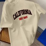 California Graphic Print Men's Creative Top, Casual Short Sleeve Crew Neck T-shirt, Men's Clothing For Summer Outdoor - Image 2