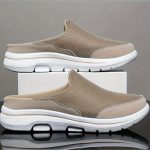 Men's Slip-on Mules Half Sneakers, Casual Walking Shoes Outdoor, Backless Sneakers, Open Back Shoes - Image 7