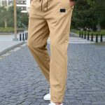 Men's Casual Waist Drawstring Joggers, Chic Stretch Sports Pants - Image 3