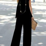 Solid Matching Two-piece Set, Casual Sleeveless Tank Top & Loose Pants Outfits, Women's Clothing - Image 2