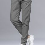 Men's Stylish Solid Pants With Pockets, Casual Breathable Drawstring Men's Trousers For Outdoor Activities - Image 3