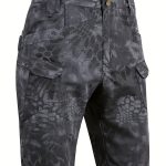 Men's Multi-Pocket Tactical Shorts Multi-Purpose Cargo Shorts Outdoor Waterproof Hiking Track Shorts ( Larger Size Recommended) - Image 8