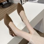 Women's Solid Color Wedge Heeled Shoes, Fashion Point Toe Platform Shoes, Comfortable Ankle Strap Shoes - Image 7