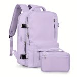 Multi Pocket Carry On Travel Backpack, Flight Approved Gym Bag With Shoe Compartment, Waterproof Laptop School Bag - Image 15