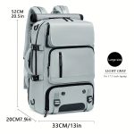 1pc 3-in-1 Laptop Backpack, Large Capacity Backpack For Traveling & Business - Image 4