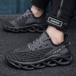 Men's Blade Sneakers, Breathable Shock Absorption Running Shoes Lightweight Non-Slip Shoes For Jogging Tennis Gym, Walking Sneakers, Athletic Shoes - Image 11