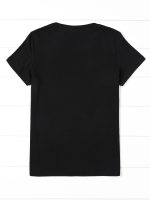 3 Pack Eiffel Tower Print Crew Neck T-Shirt, Casual Short Sleeve T-Shirt For Spring & Summer, Women's Clothing - Image 4