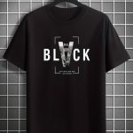 BLACK Creative Alphabet Print Casual Crew Neck Short Sleeve T-shirt For Men, Quick-drying Comfy Casual Summer Tops For Daily Wear Work Out And Vacation Resorts