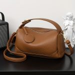 Women's Classic Boston Bag | Solid Color PU Leather | Multi-Pocket Design | Versatile Crossbody And Handbag | Simple Style Purse For Everyday Use - Image 4