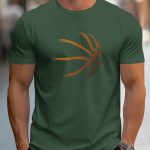 Basketball Graphic Print Men's Creative Top, Casual Short Sleeve Crew Neck T-shirt, Men's Clothing For Summer Outdoor - Image 7