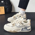 Men's Trendy Street Style Skate Shoes, Comfy Non Slip Lace Up Casual Platform Sneakers For Men's Outdoor Activities - Image 6