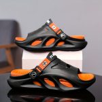 Men's Fashion EVA Slides, Non Slip Quick-drying Open Toe Slippers For Indoor Outdoor Walking, Men's Summer Beach Slides - Image 7