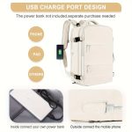 Travel Laptop Backpack, Large Capacity Bag, Unisex Design, Airline Approved, With USB Charging Port And Spacious Compartments - Image 16
