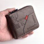 1pc Men's Business Wallet, Retro Letter Embossed Credit Card Holder, Gift For Men - Image 2