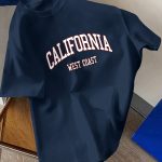 California Graphic Print Men's Creative Top, Casual Short Sleeve Crew Neck T-shirt, Men's Clothing For Summer Outdoor - Image 3