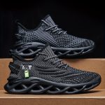 Men's Blade Sneakers, Breathable Shock Absorption Running Shoes Lightweight Non-Slip Shoes For Jogging Tennis Gym, Walking Sneakers, Athletic Shoes - Image 5