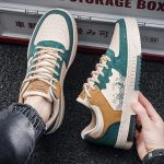 Men's Trendy Street Style Wave Pattern Low Top Skateboard Shoes, Comfy Non Slip Lace Up Sneakers For Men's Outdoor Activities - Image 12