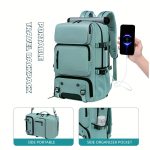 1pc 3-in-1 Laptop Backpack, Large Capacity Backpack For Traveling & Business - Image 14