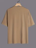 Faith Print Men's Casual Loose Short Sleeve Crew Neck T-shirt, Summer Outdoor Street - Image 7
