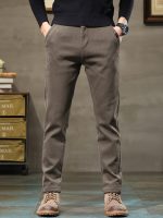 Men's Semi-formal Skinny Pants For Fall Winter Business