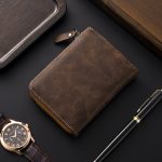 1pc Men's Retro Short Wallet, Multifunctional Fashion Zipper PU Leather Wallet, Ideal Gift For Men - Image 10