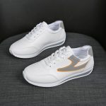 Women's Colorblock Casual Sneakers, Lace Up Platform Soft Sole Jogging Shoes, Low-top Breathable Fitness Shoes - Image 2