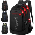 Casual Backpack, Men's Simple Shoulder Bag, Men's Large Capacity Middle School Student Backpack, Computer Travel Bag - Image 6