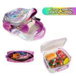 Mermaid Tail Backpack Set, School Bag With Lunch Box And Pencil Case, Cute Sequin Shoulder Bag, Insulated Lunch Tote, Sparkly Pink Leather Backpack Combo - Image 10