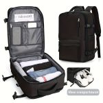 Multi Pocket Carry On Travel Backpack, Flight Approved Gym Bag With Shoe Compartment, Waterproof Laptop School Bag - Image 24