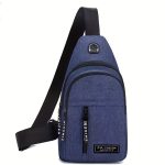 Waterproof Shoulder Crossbody Bag, Outdoor Sports Cycling Chest Bag With Earphone Hole - Image 5