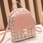 Plaid Backpack With Adjustable Straps, Cute Small Backpack, Zipper Casual Shoulder Bag, Card Wallet, Mobile Casual Phone Bag, Casual Camera Bag, Lipstick Bag, Key Bag, Single Shoulder Bag, Diagonal Span Bag, Backpack Dual Purpose (6.3*2.4*8.3)Inch - Image 7