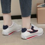 Women's Colorblock Casual Sneakers, Lace Up Platform Soft Sole Jogging Shoes, Low-top Breathable Fitness Shoes - Image 10