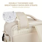Multi Pocket Carry On Travel Backpack, Flight Approved Gym Bag With Shoe Compartment, Waterproof Laptop School Bag - Image 21