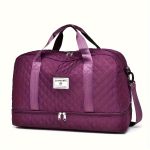 Luxury Large Capacity Duffel Bag – Versatile Shoulder & Crossbody Tote With Dry Wet Separation Pockets And Dual Side Pockets For Travel & Gym - Image 11