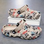Unisex Graffiti Print Clogs, Fashion Breathable EVA Summer Beach Slide Shoes, Casual Outdoor Garden Sandals - Image 7
