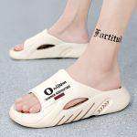 Unisex Trendy Colour Block Open Toe Breathable Slippers With Massage Grains, Comfy Non Slip Durable EVA Sole Slides For Men's & Women's Indoor Activities - Image 10