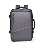 1pc Expandable Laptop Backpack, Waterproof Business Travel Backpack, Fits 15.6-Inch Laptop - Image 5