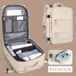 Travel Laptop Backpack, Large Capacity Bag, Unisex Design, Airline Approved, With USB Charging Port And Spacious Compartments