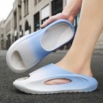 Men's Fashion EVA Slides, Casual Non Slip Slippers, Open Toe Shoes For Indoor Outdoor Beach Shower, Spring And Summer - Image 14