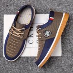 Men's Canvas Low Top Sneaker Lace-up Classic Casual Walking Shoes - Image 5