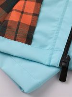 Multiple Pocket Design Men's Embroidery Long Sleeve Zip Up Drawstring Hooded Jacket, Men's Stand Collar Thin Jacket For Spring Outdoor - Image 14