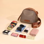 Color Contrast Shell Waist Bag, Casual Oxford Cloth Crossbody Bag, Lightweight Chest Bag For Women - Image 5